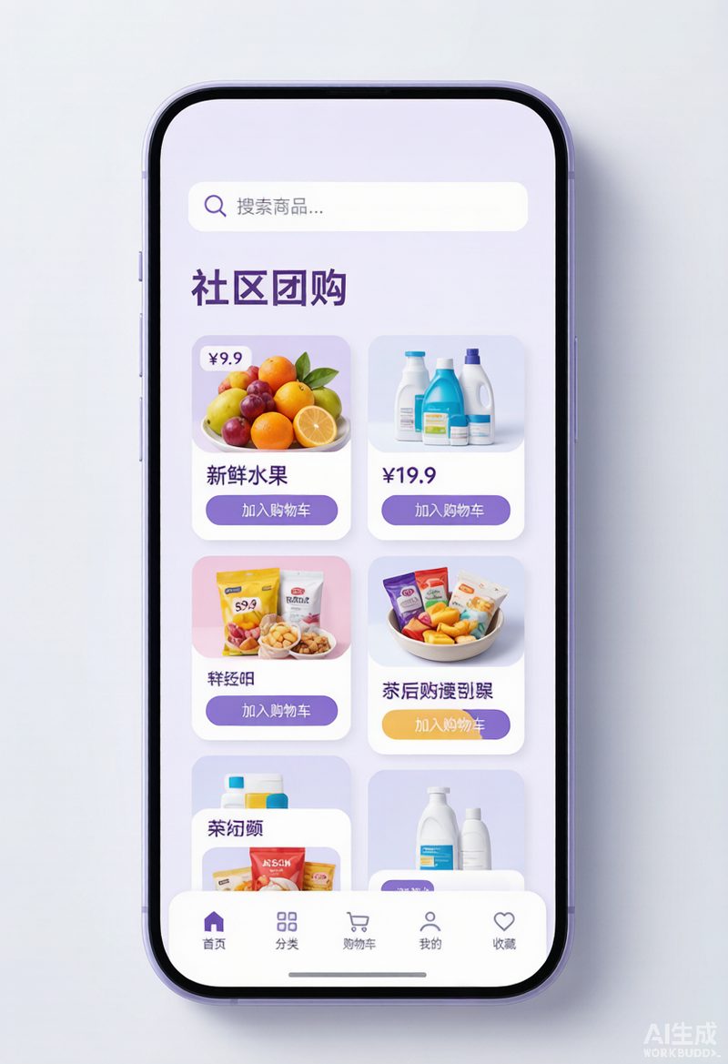 团购小程序界面示例